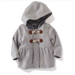 Old Navy Baby Girl Hooded Toggled Coat ZS 0-3M